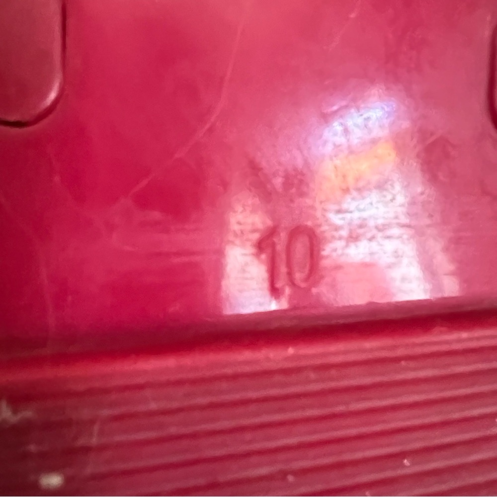 TORY BURCH MINI MILLER JELLY THONG PINK SANDAL SIZE 10 - Picture 8 of 12